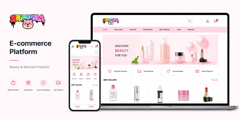 Shibuyala Beauty E-Commerce Platform