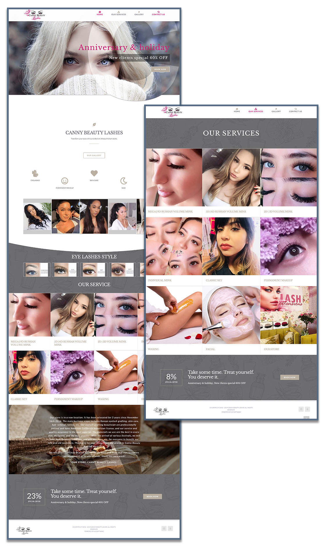 CANNY BEAUTY Lashes E-Commerce Project