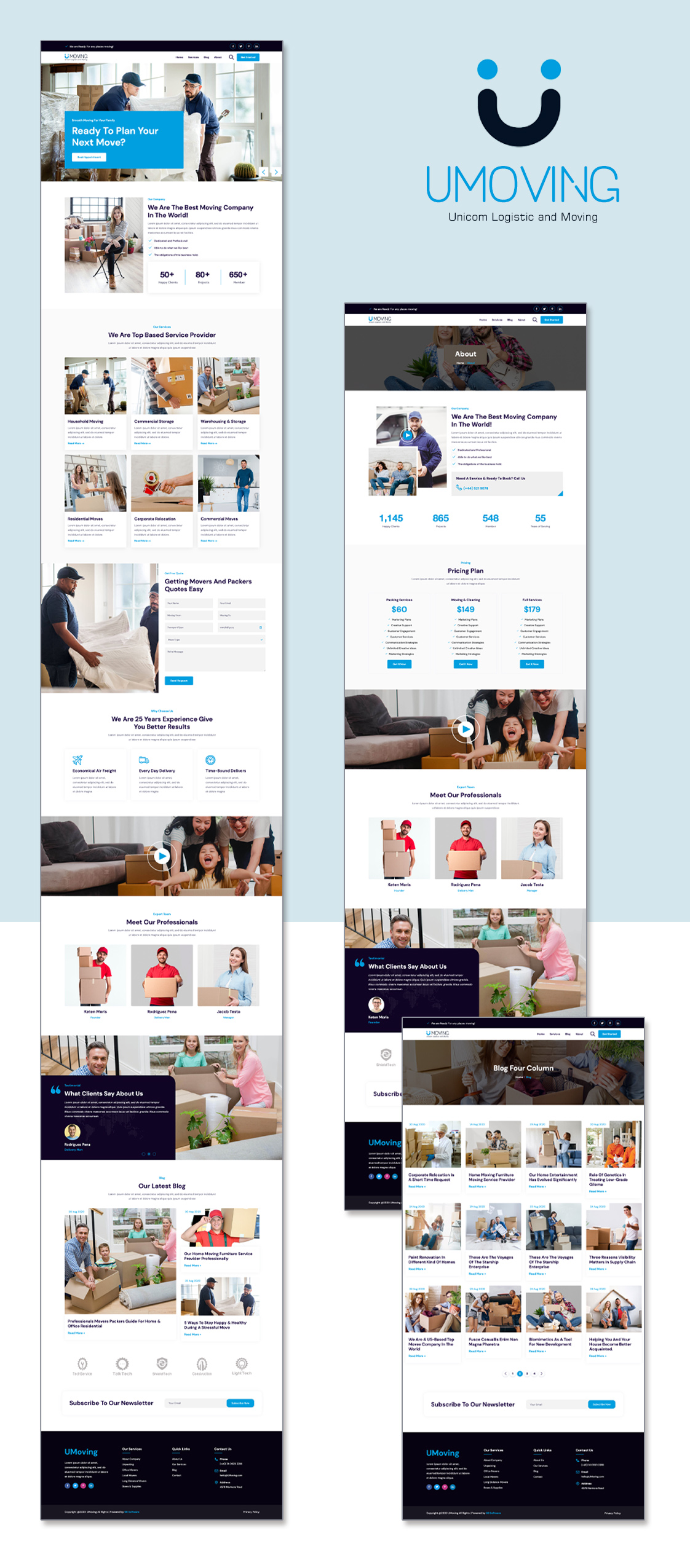 UMoving Moving Company Website